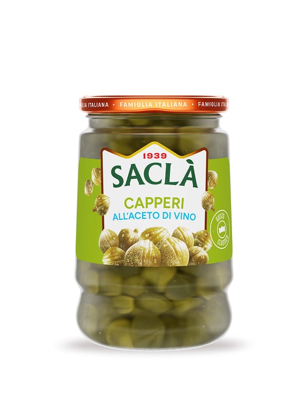 CAPPERI ALL'ACETO DI VINO — 200g