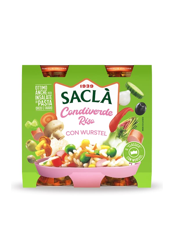 Condiverde Riso con Wurstel — 2x290g