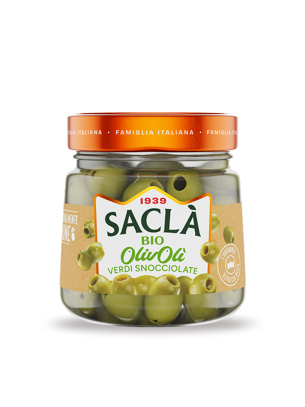 Olive Verdi Snocciolate Bio — 185g